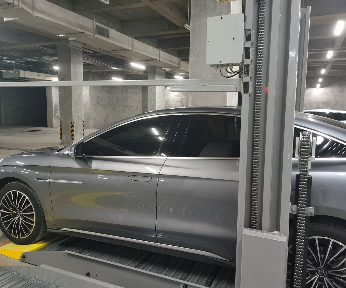 南川2層簡易升降機械停車維保