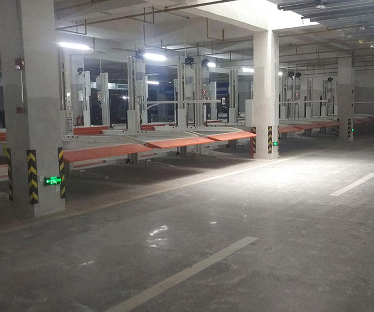 湖南俯仰停車立體車庫安裝