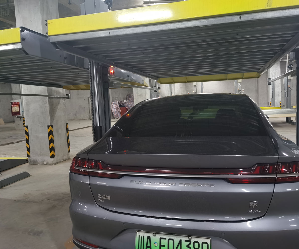 南川兩層升降橫移式停車立體車庫回購