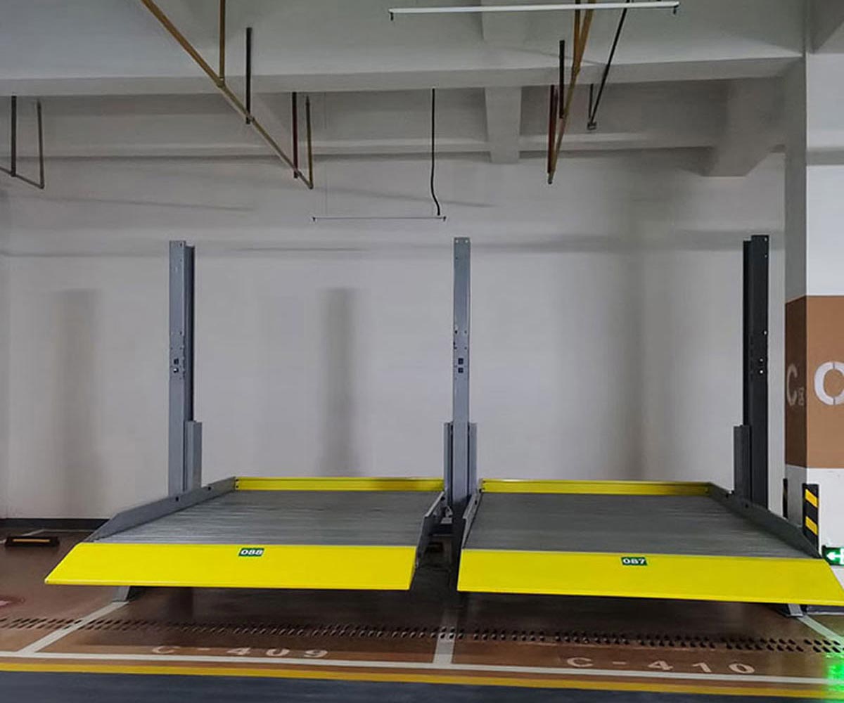 萬州四柱升降式機械停車設備改造