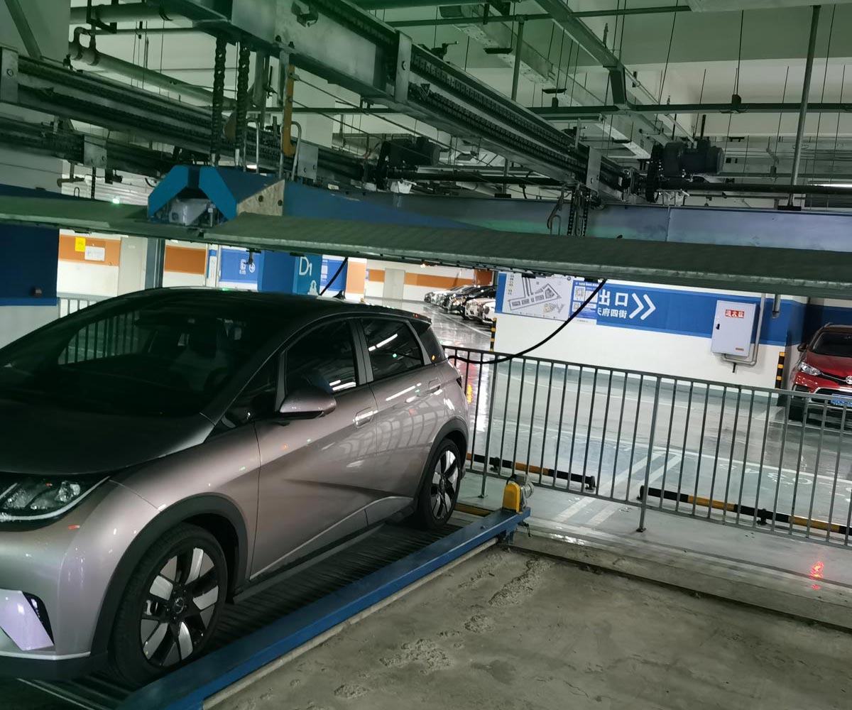 大渡口二層升降橫移式機械式立體停車設備拆除