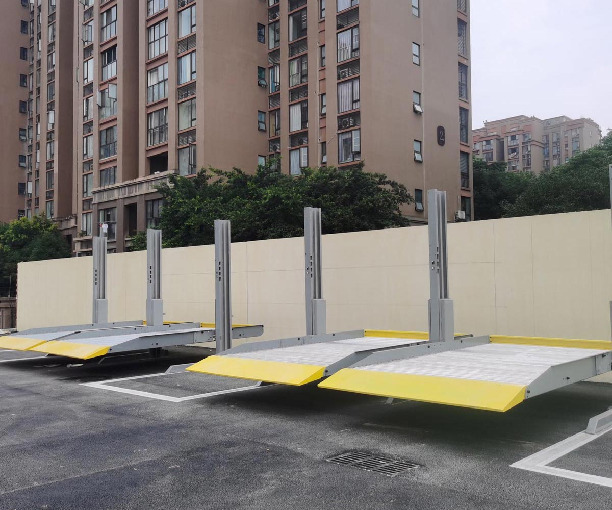 兩層簡易式機(jī)械車庫改造