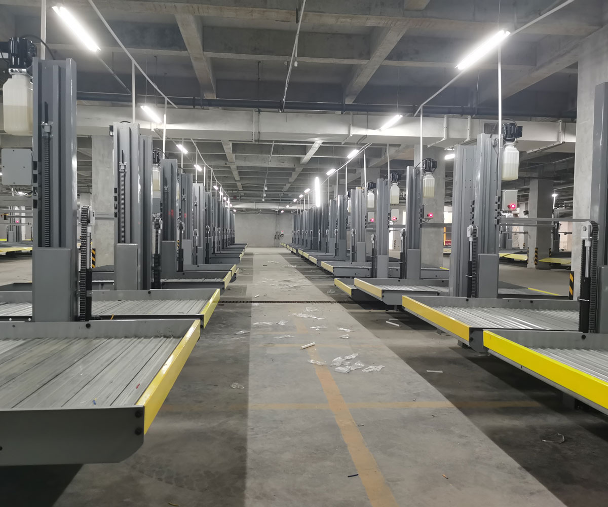 奉節兩層升降平移機械式立體車庫拆除