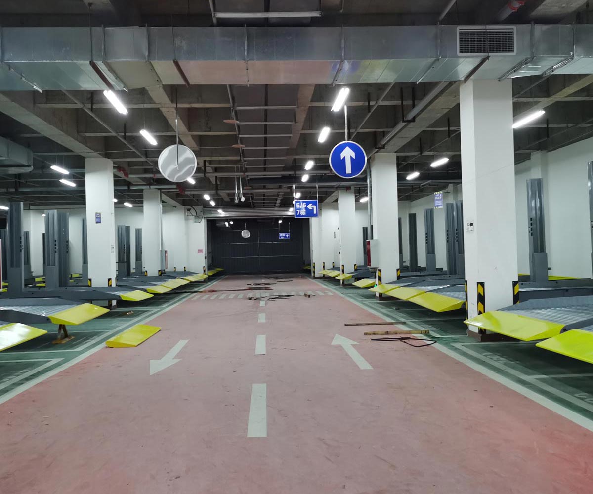 酉陽俯仰立體停車場過驗收