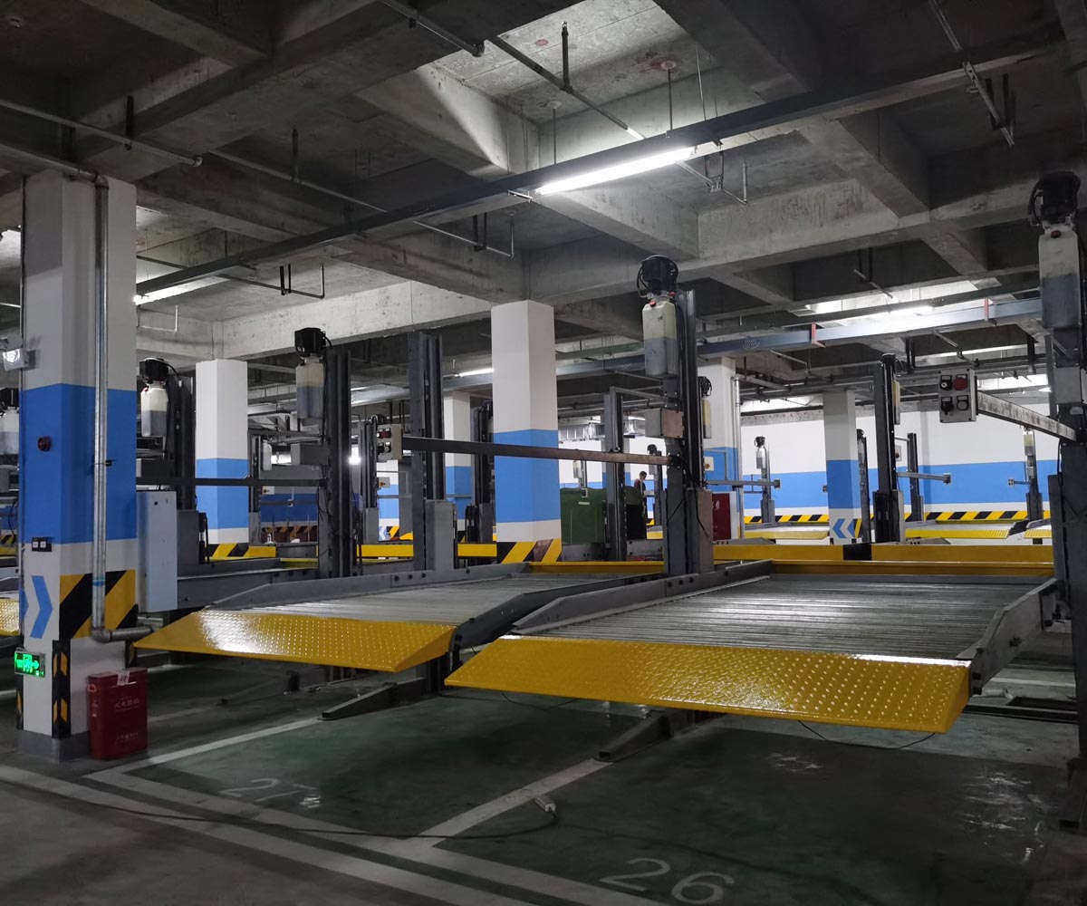 梁平兩柱簡易升降立體停車位