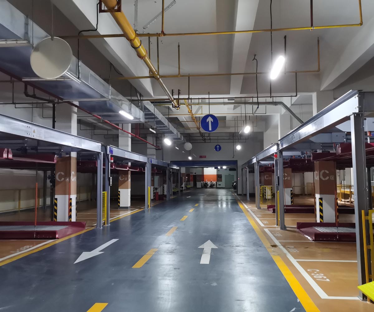 江北地下室兩層停車寶
