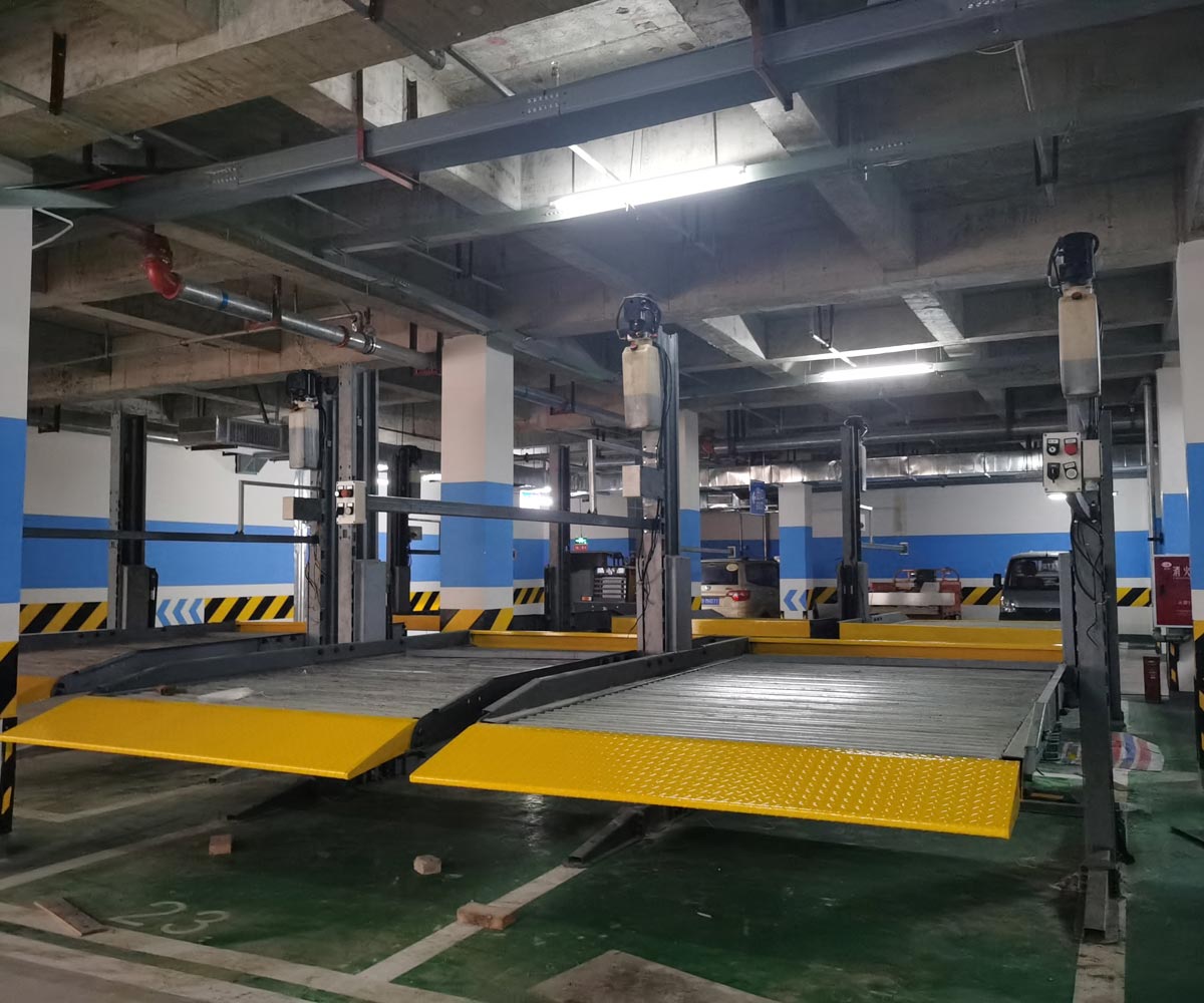小區(qū)雙柱簡易升降機(jī)械式停車位