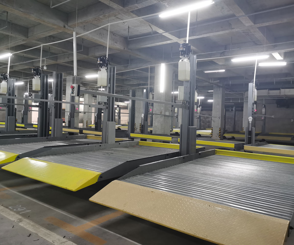 萬州地下室俯仰式機械車位