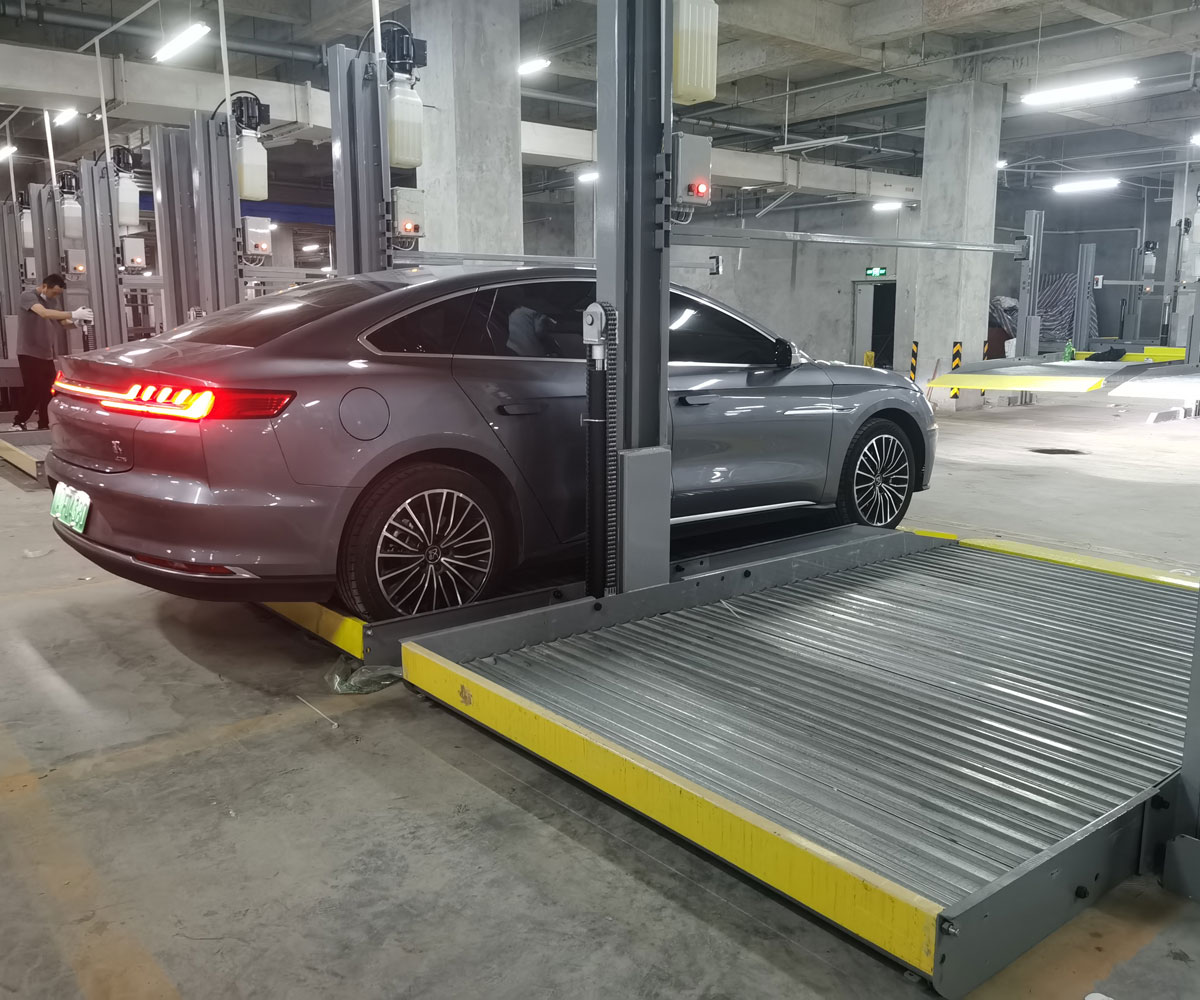 酉陽地下室家用簡易式機械式立體停車設備