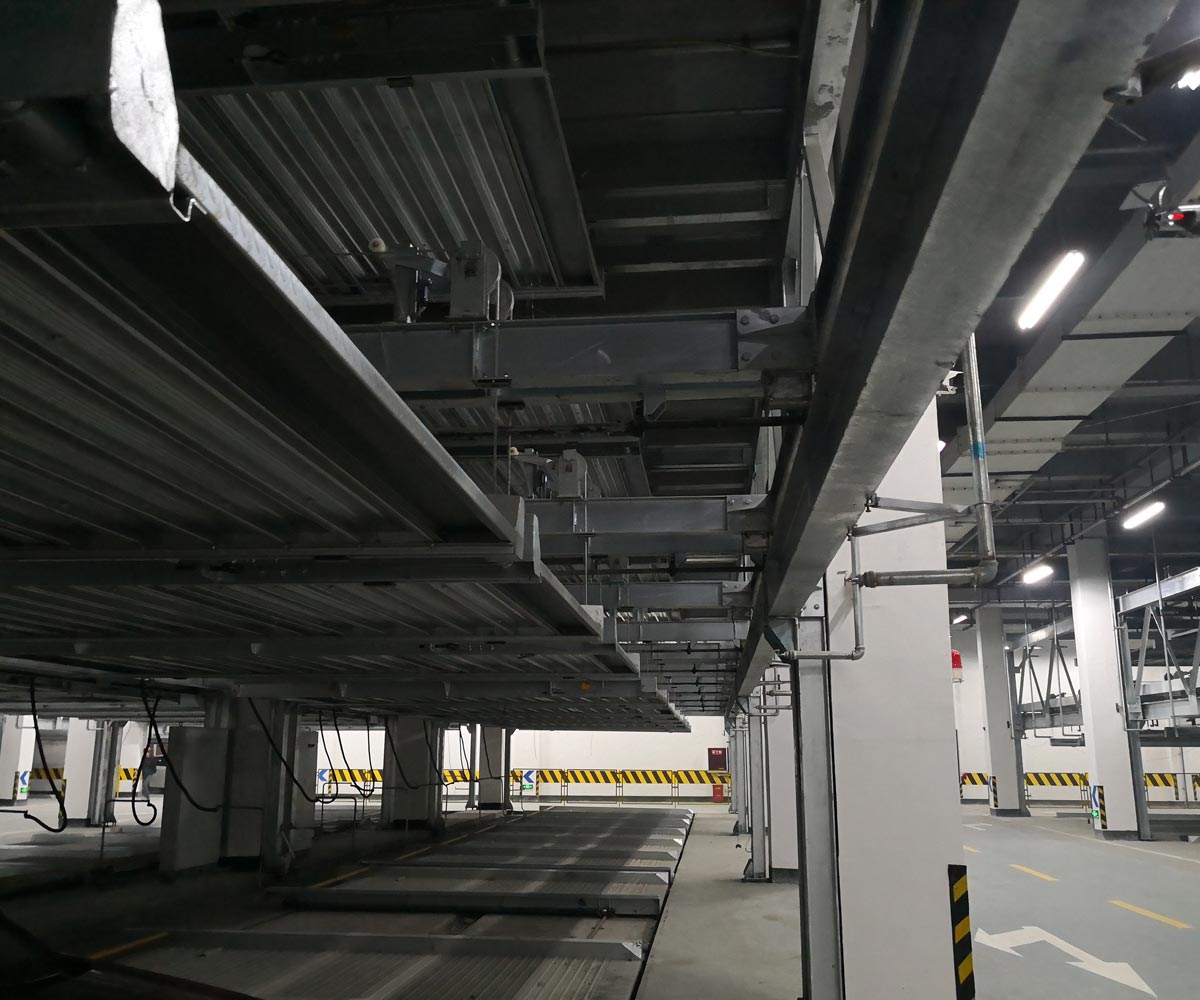 綦江負一正三地坑PSH4D1四層升降橫移機械式停車設備
