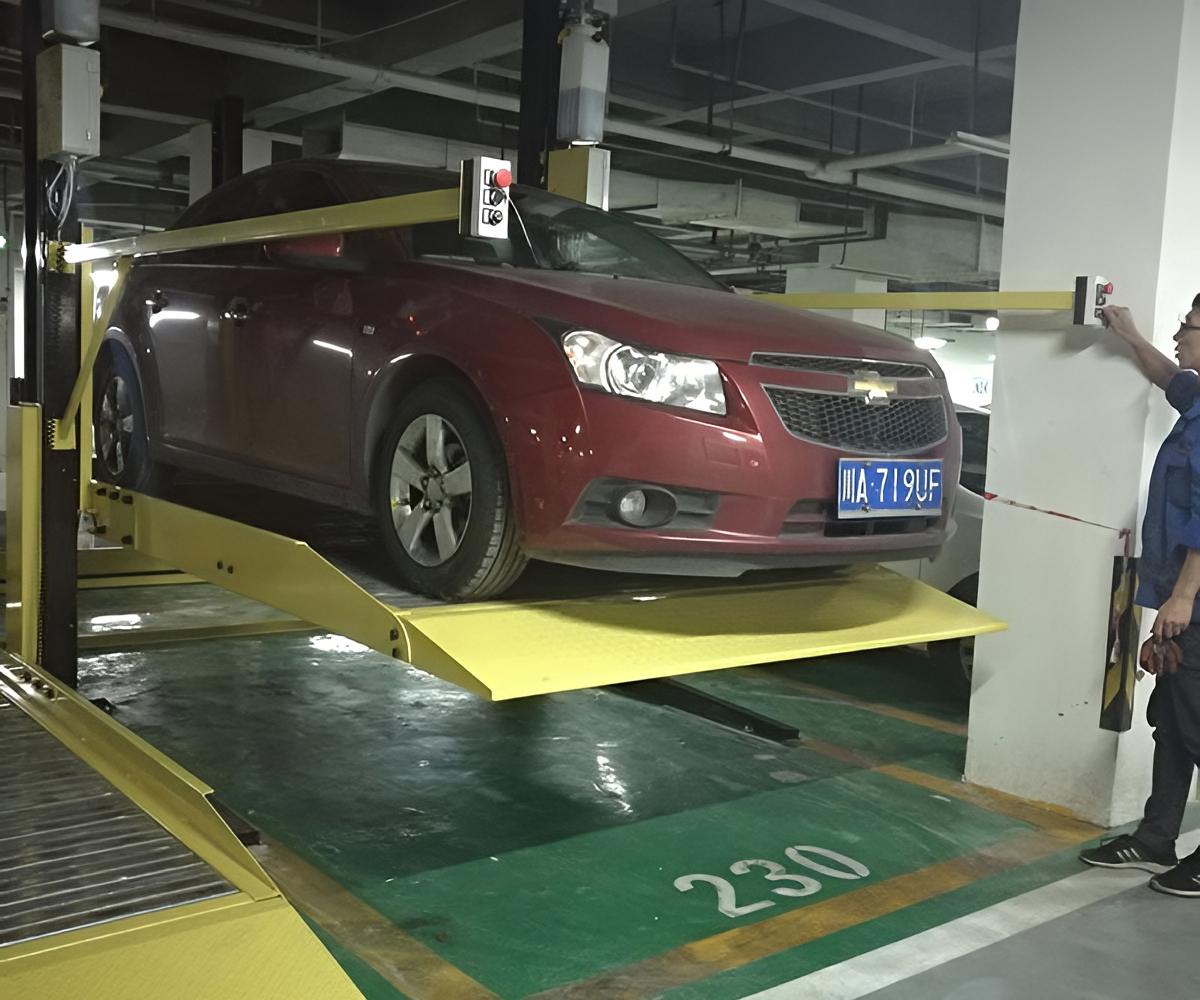柞水立體車庫租賃出租二層PJS簡易立體停車設(shè)備